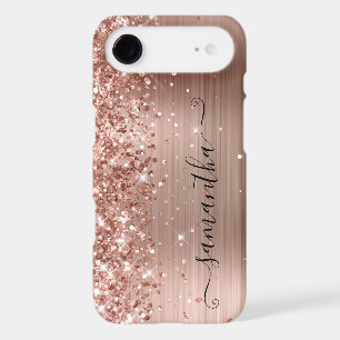 Pailleté Or Rose Moderne Signature Féminin