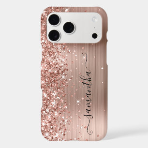 Pailleté Or Rose Moderne Signature Féminin