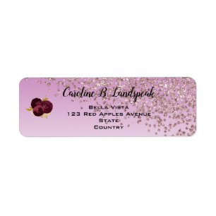 Pailleté or rose, Roses bordeaux Sweet 16