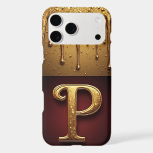 Pailleté P Monogramme Luxueux Liquide qui Dégoulin