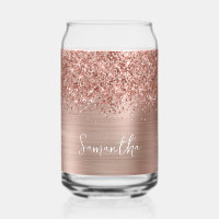 Pailleté Rose Gold Glam Nom