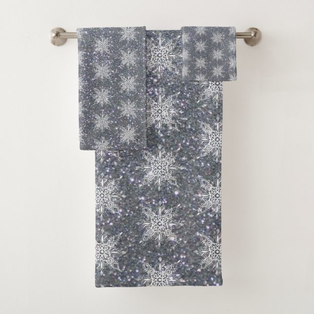 Paillettes et flocons de neige  (En situation)