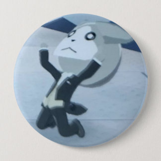 Pain - 4 inch round button