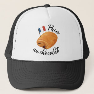 Pain Au Chocolat - Funny French Pastry Trucker Hat