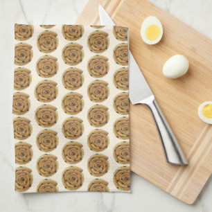 Pain Aux Raisins French Patisserie Bakery Food Kitchen Towel