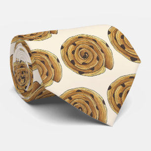 Pain Aux Raisins French Patisserie Bakery Food Tie