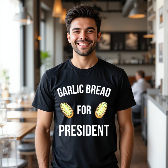 Pain d'ail pour le président T-shirt nourriture dr (Créateur téléchargé)