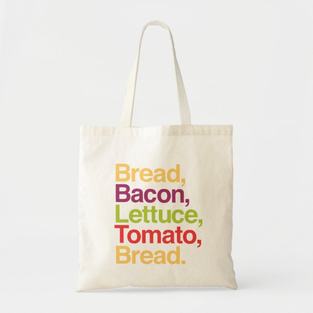 Pain de BLT, lard, laitue, tomate, sac de pain (Devant)