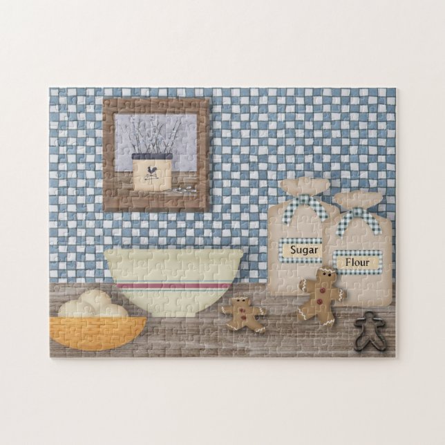 Pain d'épice à cuisson Hommes Puzzle (Horizontal)