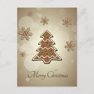 Pain d'épice Arbre de Noël Carte postale