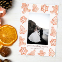 Pain d'épices Aquarelle moderne Carte photo de Noë