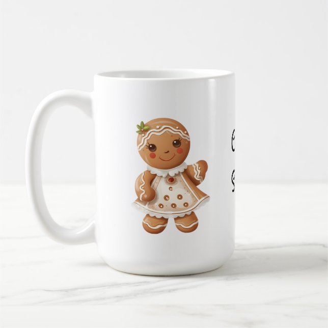 Pain d'épices Fille café Mug (Gauche)