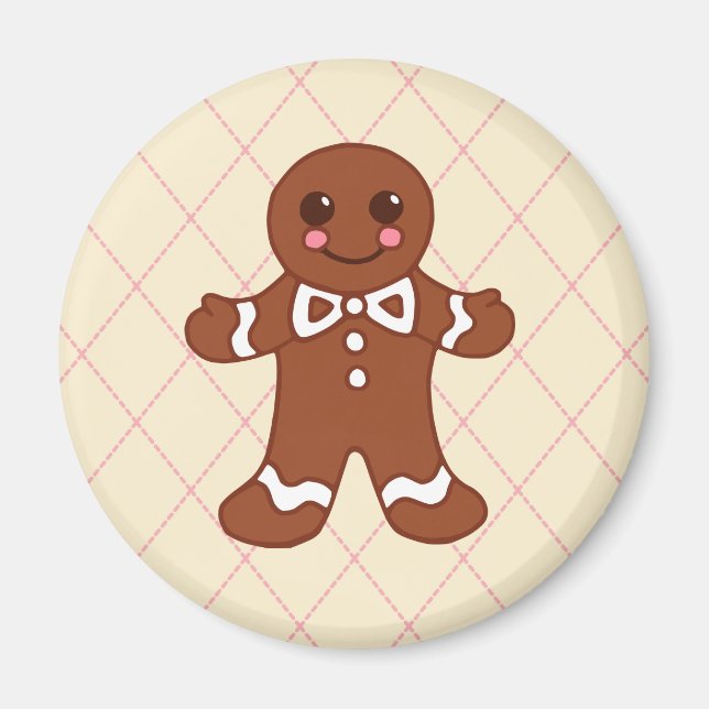 Pain d'épices Magnet de Noël (Devant)