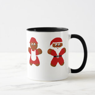 Pain d'épices Mr & Mrs Santa Claus Christmas Mug