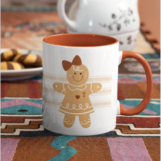 Pain d'épices personnalisé Mug avec monogramme