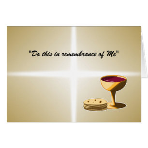 Pain sans levain et vin Communion sainte