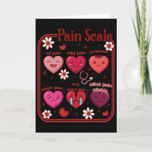 Pain Scale Heart Candy Trauma Nurse Triage Valenti Card