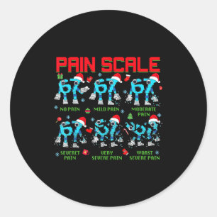 Pain Scale Steal A Six Seven Brainrot Italian Funn Classic Round Sticker