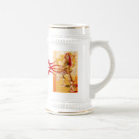 Pain Star Sin Red Tribal Logo Mug