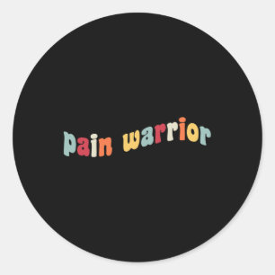 Pain Warrior Crps Awareness Month Crohn's Chronic Classic Round Sticker