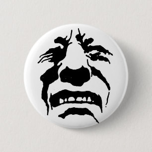 "Pained Guy" Limited Potential Fanzine button