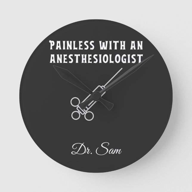 Painless with an Anesthesiologist, Anesthesiology Round Clock (Front)