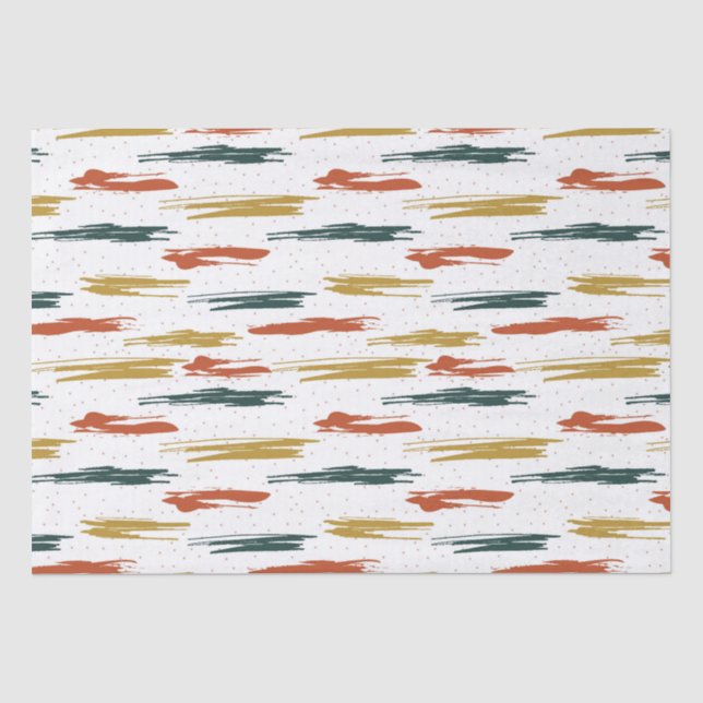 Paint Abstract Pattern Tissue Paper (Front)