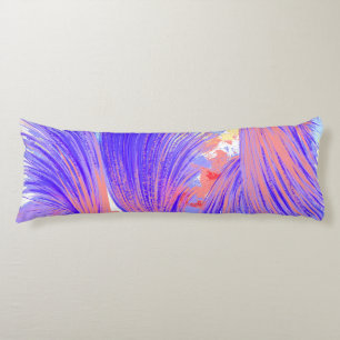 Paint and feathers body pillow