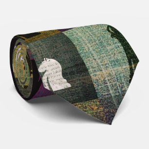 Paint and Print  Chessboard and Chess Pieces Tie