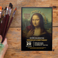 Paint and Sip Birthday Party