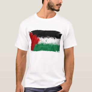 Paint Art Grunge Palestine Flag T-Shirt