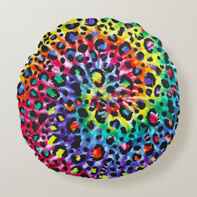 Paint Blast Round Pillow (Front)