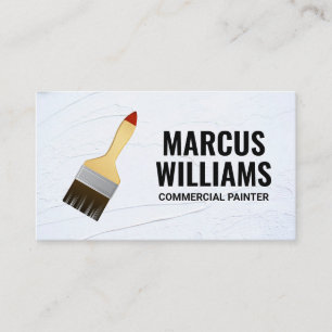 Paint Brush Painted Wall Business Card