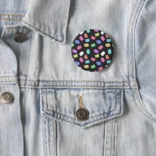 Paint Brush Strokes, Colourful Brush Strokes 2 Inch Round Button