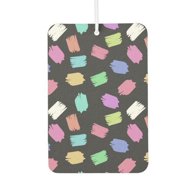 Paint Brush Strokes, Colourful Brush Strokes Air Freshener (Front)