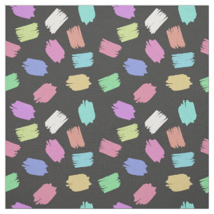 Paint Brush Strokes, Colourful Brush Strokes Fabric