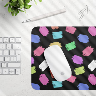 Paint Brush Strokes, Colourful Brush Strokes Mouse Pad