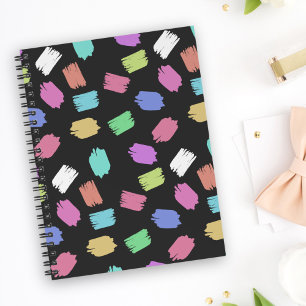 Paint Brush Strokes, Colourful Brush Strokes Notebook