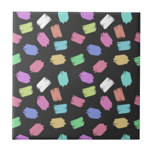 Paint Brush Strokes, Colourful Brush Strokes Tile