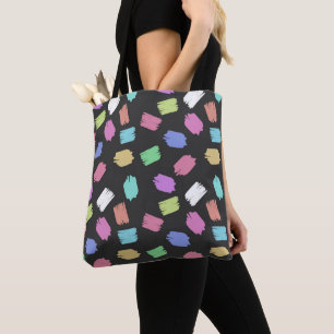Paint Brush Strokes, Colourful Brush Strokes Tote Bag