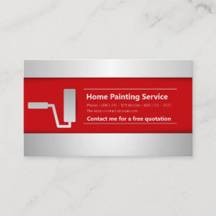 Paint business card templates 
