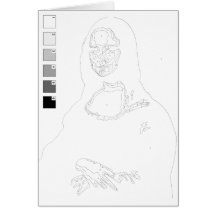 Paint By Numbers Carte : Mona Lisa