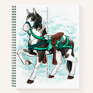 Paint Carousel Horse Notebook