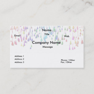 Paint Drops Business Card