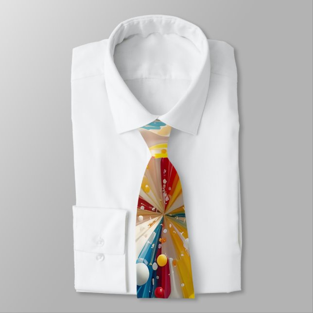 Paint Explosion necktie (Tied)