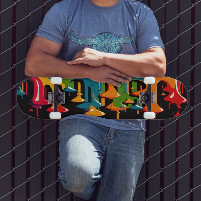 Paint Fall 4 Skateboard (Outdoor 3)