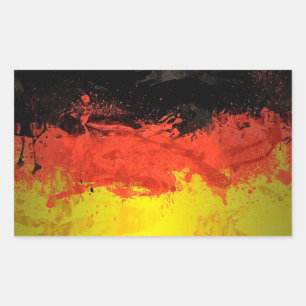 Paint Germany Flag Sticker