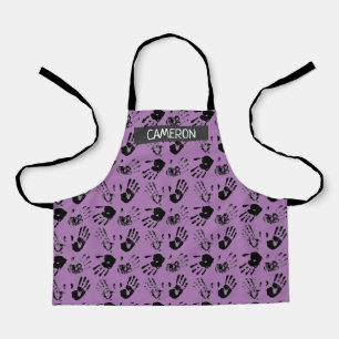 Paint Handprint All-Over Print Apron