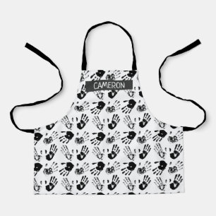 Paint Handprint All-Over Print Apron