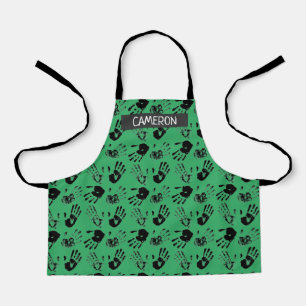 Paint Handprint All-Over Print Apron